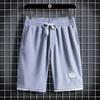 Shorts de Waffle Nuevos de Verano Moda Masculina Combinan con Todo Ropa Exterior Simple Deporte Juvenil Pantalones con Cordones Hombre