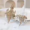 Nuevos Colgantes de Alta Gama de Ins Decoraciones Navideñas Árbol de Navidad Colgantes de Cristal PC Adornos Colgantes