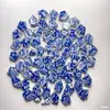 Mosaico de Fragmentos Pequeños de Cerámica de Porcelana Azul y Blanca Paquete de Materiales Hecho a Mano para Bricolaje