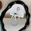 Colgante de medusa de gelatina de ensueño con cuentas, Exquisita cadena colgante para teléfono móvil, Accesorio de llavero de cristal, Cadena colgante para bolso, Venta al por mayor de regalos pequeños