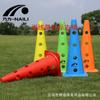 Naili 48cm con agujero Cono de marca para obstáculos de barril entrenamiento de fútbol cono de carretera barricada engrosado color Señal de cono de marca para barril
