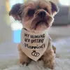 Suministro Exclusivo Transfronterizo de Pañuelos para Mascotas de Boda 'Mis Humanos Se Casan' al por Mayor