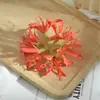 Acessórios de Cabeça com Cabeças de Flor de Lírio-Aranha Artificiais no Atacado, Flores Artificiais Decorativas, Adereços para Fotos Hanfu, Acessórios de Flor para Prendedor de Cabelo DIY