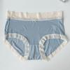 Japonês alta roupa interior elástica feminina creme arco amora seda respirável virilha cintura alta cueca feminina atacado