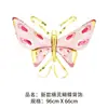 Año Nuevo Xiaohongshu Popular Alas de Mariposa Ángel Abeja Nylon Espesado Película de Aluminio Globo Piso Empuje Puesto Venta al por Mayor