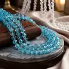 Venta al por mayor 10/14 mm Agujero Recto Cuentas de Cristal Flor de Ciruelo Accesorios para Pulseras DIY Accesorios para Ropa y Otros Materiales Cuentas Sueltas de Vidrio
