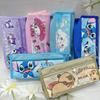 Nuevo Estuche Sanrio Stitch Capibara con Cremallera de Doble Capa Bolsa de Almacenamiento de Papelería de Gran Capacidad Comercio Exterior Universal