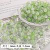 La primavera se acerca Jade Roto Sentido Gradiente Vidrio Vidrio Cuentas Redondas Hecho a Mano DIY Pulsera Collar Joyería para Orejas Cuentas