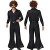 Halloween Adulto cos Disco Hip Hop Cantor Casal Traje Dança Show 80 s Vintage Performance Dress