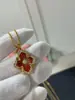 Collar con Colgante de Trébol de Alta Gama para Mujer, Lujoso y Versátil, Moderno y a la Moda, Popular Cadena para Clavícula en Línea