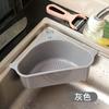 Cesta de drenaje triangular para fregadero de cocina, cesta colgante para colgar, con filtro para fregadero, para lavar platos y agua