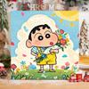 Pintura al óleo digital de Crayon Shin-Chan, colorear DIY, pintado a mano, pintura al óleo de dibujos animados para niños, regalo de cumpleaños, colorear de dibujos animados