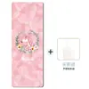 Tapete de Yoga 5mm 80cm Antiderrapante Camurça + Borracha À Prova de Som e Choque Tapete de Dança Fitness Alargado Antiderrapante Transfronteiriço