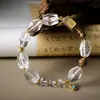 Cristal branco natural pulseira de lítio Zihui bolo de cera de abelha ágata vermelha do sul texto de cabaça pulseira de brincar joias chinesas novas atacado