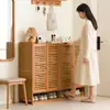 Zapatero Gabinete de Zapatos para Entrada del Hogar, Almacenamiento Sencillo para Dormitorio, Económico para Uso Interior, Atractivo, a Prueba de Polvo, Multicapa