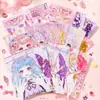 Xinmo Girl Libro de Pegatinas para Uñas Creativas Dedos Hada Hecho a Mano Material DIY Pegatinas Escena Miniatura Soporte Dropshipping