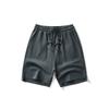 Pantalones Cortos Deportivos de Algodón Curvo para Hombre Dengjue 2026 Primavera/Verano Estilo Americano Dobladillo Dividido Pantalones de Chándal de Longitud Media Vintage de Moda para Hombre