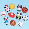 Grande resina esportes bola fundo plano patch de basquete de futebol acessórios de resina diy jóias criativas brincos acessórios