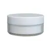 Nueva Botella de Mascarilla para Ojos de Doble Capa de 100g, Botella de Crema de PS de Pared Gruesa Boca Ancha, 60 Parches de Mascarilla para Ojos, Botella de Mascarilla de Crema Desmaquillante