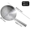 Tambor de Aceite de Acero Inoxidable Engrosado Fuga Cuchara para Freír Extra Grande Comercial Chef Cuchara Coladora de Agua para Cocina