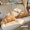 Reposacabezas y soporte lumbar para coche nuevos de Blue Rain: un cojín para asiento de coche creativo, con temática de dibujos animados, que protege el cuello y es lindo para usar en el coche