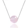 Colar de prata s925 feminino Pérola Zhao Liying mesma joia corrente clavícula ano do porco contas giratórias pedra natural joias de prata