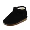 Zapatos de Invierno Nuevos para Niños TS Zapatos de Algodón de Terciopelo de un Solo Paso para Niños Niñas Botas de Nieve Deportivas Anti-Piel