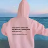 Sudadera con capucha para mujer forrada de forro polar con estampado de letras, bolsillo canguro, cordón, talla grande, exclusivamente para ventas transfronterizas
