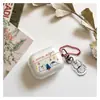 Estojo de Fone de Ouvido para Celebridade da Internet Estilo Earphone Adequado para Estojo de Fone de Ouvido Apple AirPods Pro Capa Macia Fosca Bluetooth 3ª Geração Capa Protetora