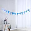Banderines de colores para fiestas de cumpleaños de bebés, pancartas decorativas para jardín de infantes, banderas triangulares de colores con flores, fabricantes