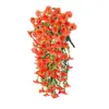 Plantas Artificiales Transfronterizas Decoración de Acción de Gracias Flores Falsas Flores de Seda Hojas de Eucalipto Plantas Decorativas para Exteriores Anti-UV