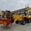 Suministros del Fabricante Cepillo Rodillo Quitanieves Montado en Vehículo, Carretilla Elevadora, Máquina Grande Quitanieves y Arado de Nieve para Carreteras, Máquina Quitanieves Modificada para Cargador