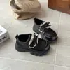 Zapatos de Princesa para Niñas 2026 Primavera y Otoño Estilo Nuevo Zapatos Pequeños de Cuero Dulces para Niños Mocasines Versátiles para Bebés y Niños Pequeños Zapatos de Algodón