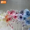 Nova Flor Artificial Flor de Seda Celebração de Abertura Piso-Suportada Guia de Estrada Celebridade da Internet Janela Decoração de Fundo de Casamento de Alta Qualidade Bonita