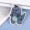 Broche de acrílico de dinossauro monstro de desenho animado fofo japonês e coreano para atacado bolsa personalizada emblema fofo pingente pequeno atacado