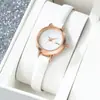 Venta Caliente Estilo Academia Reloj Examen Ins Moda Femenina Redondo Tendencia Esfera Redonda Reloj de Cuarzo Pequeño Redondo para Mujer Venta al por Mayor