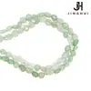 Jinghui DIY pulsera de accesorios hechos a mano con cuentas sueltas verde natural dongling con 4*6 irregulares a medio hacer para joyería