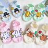 Calcetines coreanos kawaii de primavera y verano con dibujos de animales, oso, conejo, estudiantes japoneses, antideslizantes, calcetines náuticos de algodón invisibles.