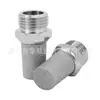 Elemento Filtrante Sinterizado de Polvo de Acero Inoxidable 316L 22*45 Elemento Filtrante de Gas de Polvo Metálico Poroso Tapa Filtrante de Acero Inoxidable