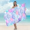 Toalla de Playa de Microfibra Transfronteriza para Adulto Estampada para la Playa Chal Protector Solar Absorbente Toalla para Nadar de Secado Rápido Toalla de Baño