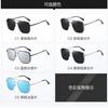 Defeng 11005 gafas de sol polarizadas gafas de sol para hombre 2020 nuevo doble elegante chapado calidad acero inoxidable doble puente