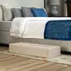 Taburete de Madera Maciza Reposapiés Escalón Reposapiés Piano Oficina Pedal de Pie Alfombrilla Antideslizante para Cocina Base Elevadora