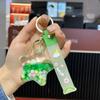 Chaveiro de Feijão de Açúcar Estrela Acrílico com Líquido e Areia Movediça Chaveiro para Carro Bolsa Pingente Decorações Atacado