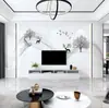 2026 Nuevo Modelo Fondo de TV Papel Tapiz Pegatinas de Pared 8D Sala de Estar Dormitorio Pared de Video Nuevo Estilo Chino Gran Mural de Mármol