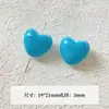 [Wangyang] Material e acessório para corrente de celular DIY temático de queijo Hello Kitty pintada de azul e branco em formato de estrela de acrílico