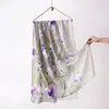 Bufanda de Seda Suave Estampada Nueva 70*180 Tamaño Grande Bufanda Larga Moderna Versátil Chal de Alta Gama Bufanda de Alta Gama