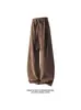 Colección Otoño 2026: Pantalones de pana de bambú blanco con pliegues y pierna curva, tallas M-5XL, HK26799-Especial P34