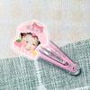 Sun Yingsha estrella periférico acrílico bb clip accesorios para el cabello tocado ayuda para concierto periférico de imagen