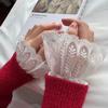 Manga Falsa de Encaje de Alta Calidad para Mujer Suéter Delgado de Primavera y Otoño Puño de Suéter Accesorios Añadidos Muñeca Muñeca Puño Falso