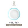 Vajilla de Aspecto Elevado Juego de Cuenco y Plato Jingdezhen Juego Fresco de Cuenco y Plato Chinoiserie Cuenco y Plato de Arroz Exquisito